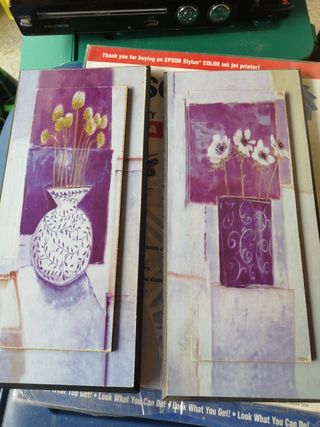 Coppia Quadretti 12x26 cm