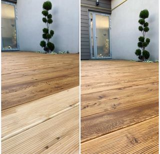 Restauración de tarimas y muebles de jardín