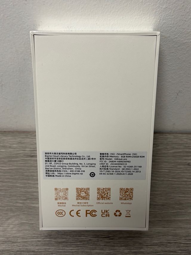 Smartphone Bigme HiBreak Pro Epaper 5G