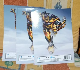 500 Sobres Topps Transformers + 6 album vacíos