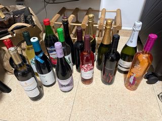 Botellero de madera para vinos