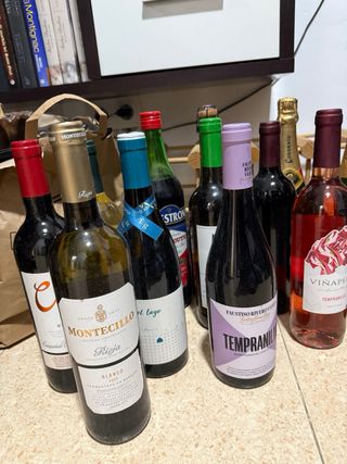 Botellero de madera para vinos