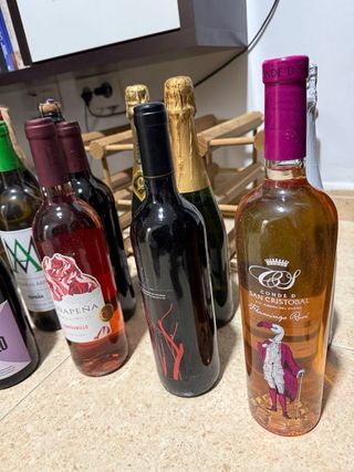 Botellero de madera para vinos