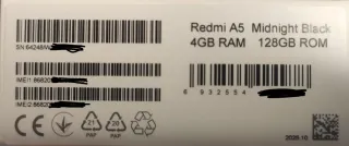 Móvil Xiaomi Redmi A5 128GB/4GB