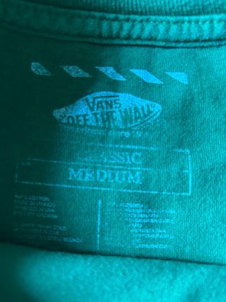 T-shirt Vans verde taglia M