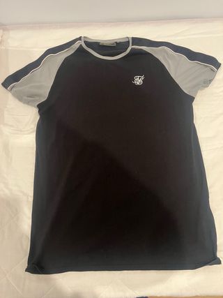 Camiseta SikSilk Negra Talla XL