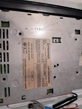 Radio cassette y cargador 6 Cd Pioneer