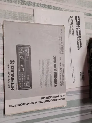 Radio cassette y cargador 6 Cd Pioneer