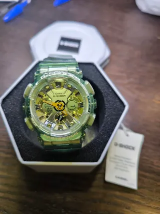 Casio G-SHOCK GMA GS 120 Verde Nuevo con etiquetas