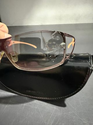 Gafas de sol Versace rosas y doradas