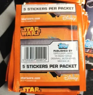 500 Sobres Star Wars Rebels + 6 album vacíos