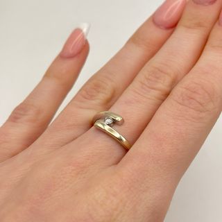 Anillo oro 18kt con diamante