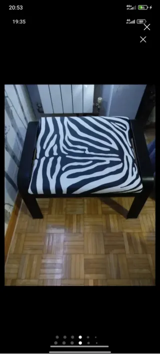 Sillón butacón de tela gris