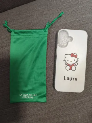 Funda iPhone Hello Kitty Personalizada Laura