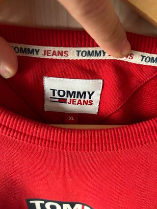 Sudadera Tommy Jeans Roja