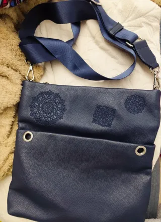 Bolso Desigual Azul. Prácticamente nuevo