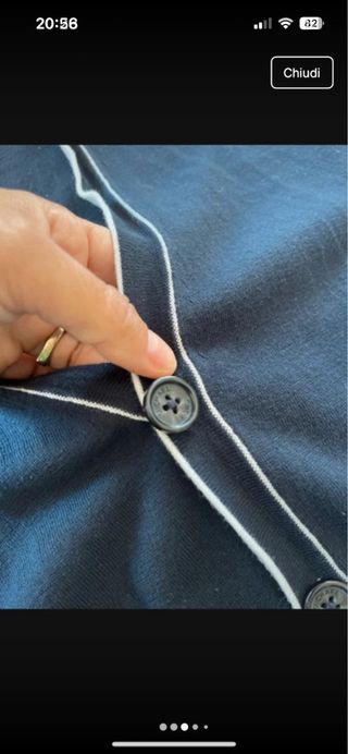 Cardigan Michael Kors Blu Taglia M