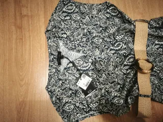 Mono Cortefiel estampado azul talla M