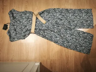 Mono Cortefiel estampado azul talla M