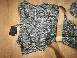 Mono Cortefiel estampado azul talla M