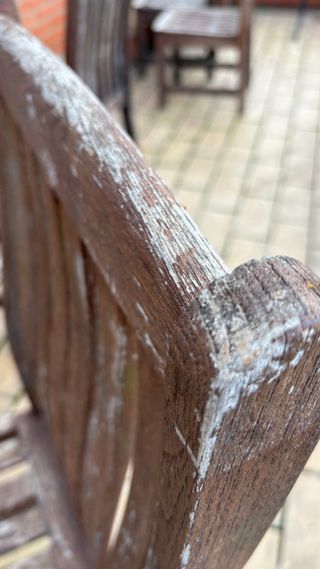 6 Sillas de Teka para Exterior. Para ser tratadas