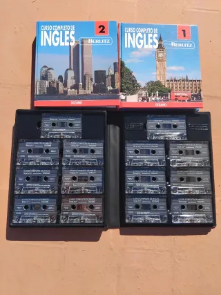 Curso Inglés Berlitz Libros y Cintas