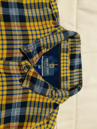 Camisa de cuadros hombre XL