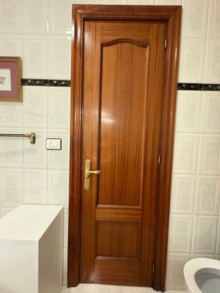 2 Puertas Madera Maciza