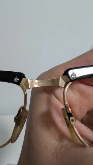 Gafas Indo Bermeo Negro y Dorado