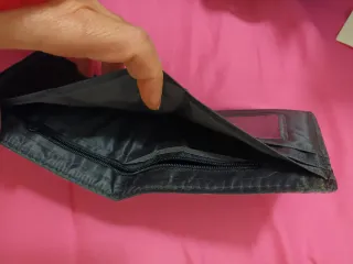 Cartera marrón de hombre