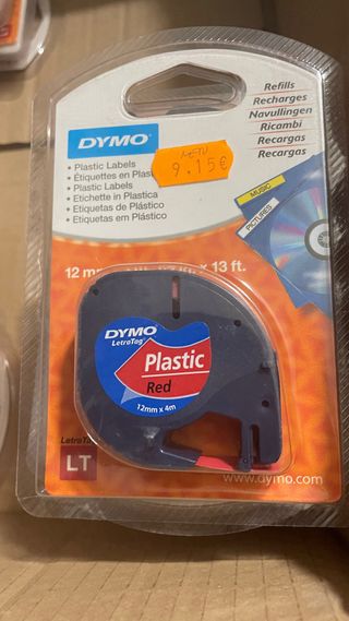 Cintas DYMO Letratag varios colores