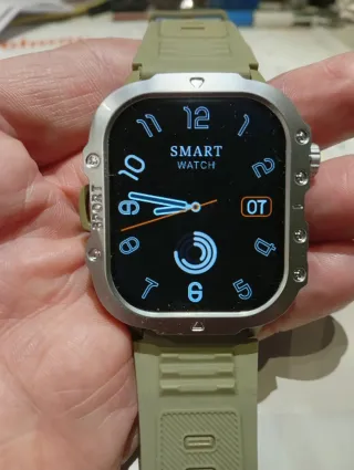 Smartwatch LAXASFIT Correa Verde USB Nuevo.