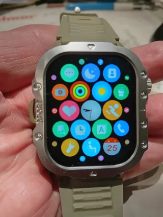 Smartwatch LAXASFIT Correa Verde USB Nuevo.