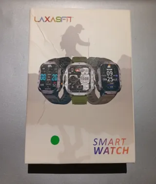 Smartwatch LAXASFIT Correa Verde USB Nuevo.