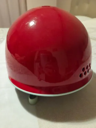 Casco de esquí K2 rojo con audio