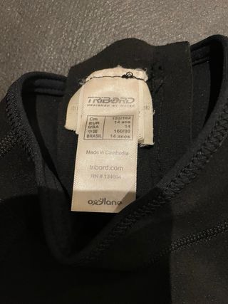 Neopreno niño Tribord actividades acuáticas