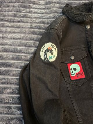 Cazadora vaquera Deus Ex Machina borrego