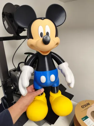 Figura Mickey Mouse 50cm Impresa 3D