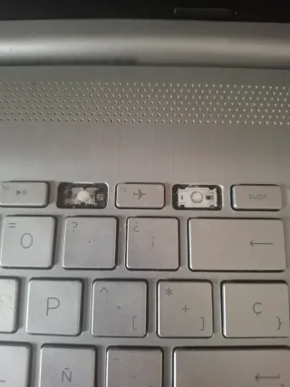 Portátil HP Plata (Teclado no funciona)