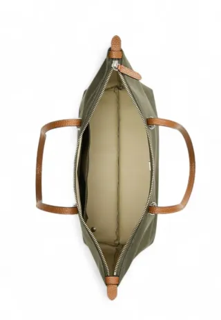 Bolso Tote Ralph Lauren Keaton Mediano Nylon Verde