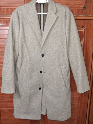 Abrigo Zara Beige Talla M
