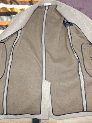 Abrigo Zara Beige Talla M