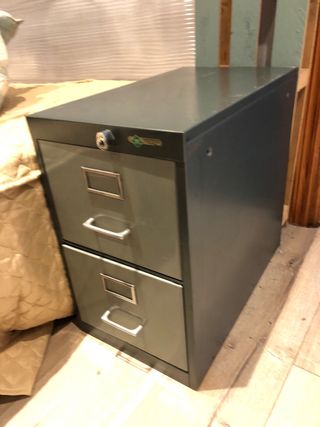 Archivador metálico 2 cajones estilo industrial