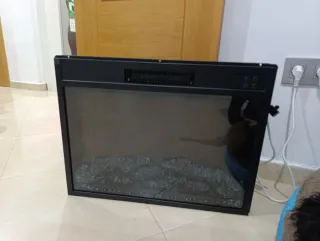 Chimenea portátil negra