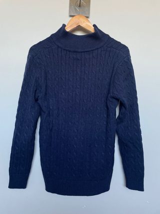 Jersey Polo Ralph Lauren Azul Cable Knit