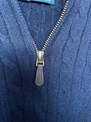 Jersey Polo Ralph Lauren Azul Cable Knit