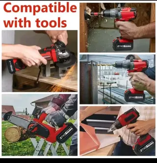 2 Baterías de iones Litio Recargables 21V