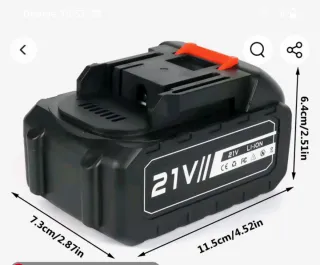 2 Baterías de iones Litio Recargables 21V