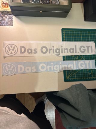 Pegatinas Volkswagen GTI Das Original