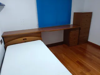 Cama nido con escritorio y cajonera